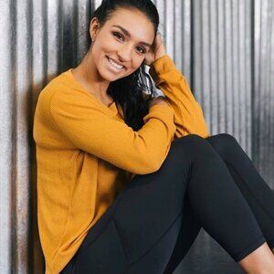 Tuscany Lounge Ribbed Boyfriend Sweater